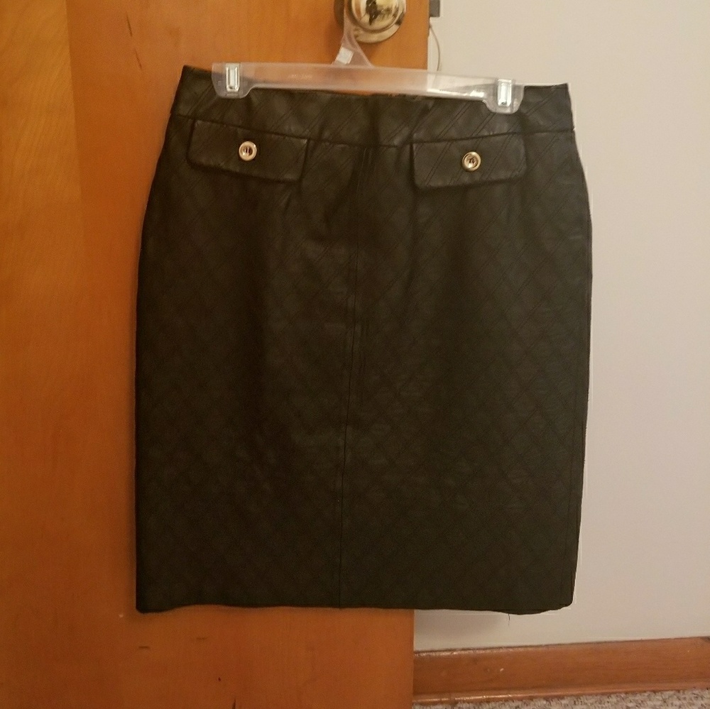 Leather skirt
